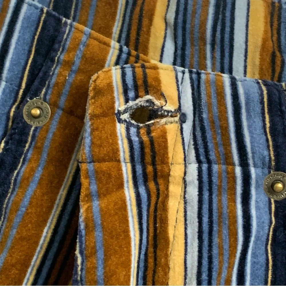 Mary-Kate and Ashley Y2K Velveteen Striped Pants Girls Size 16 - Picture 4 of 11